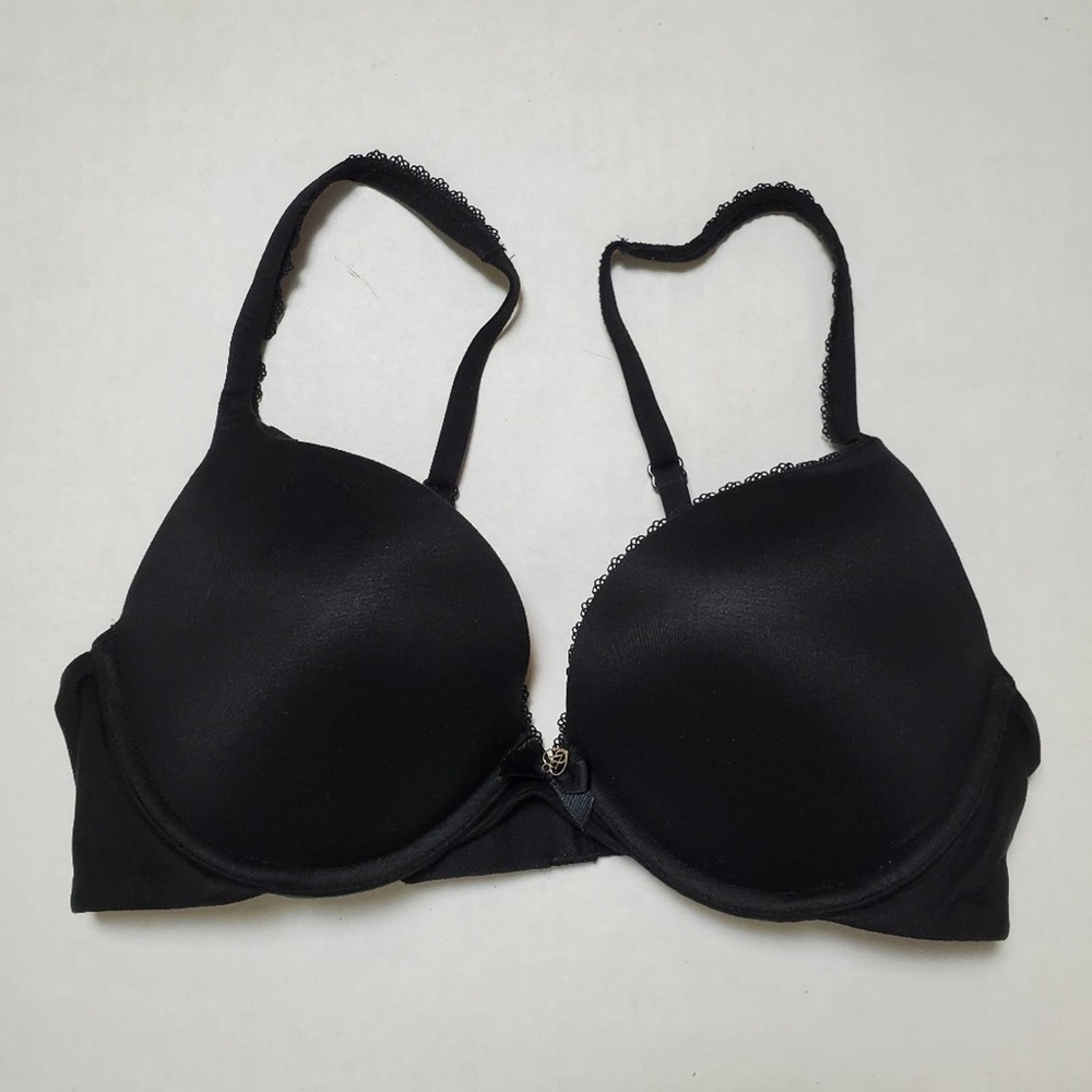 Victoria's Secret Black Push Up Bra SZ 34C